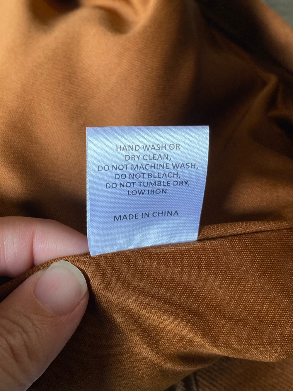 Hutch Rust/Brown Textured Short-Sleeve Shift Dress with Pockets Size XL - Picture 7 of 7